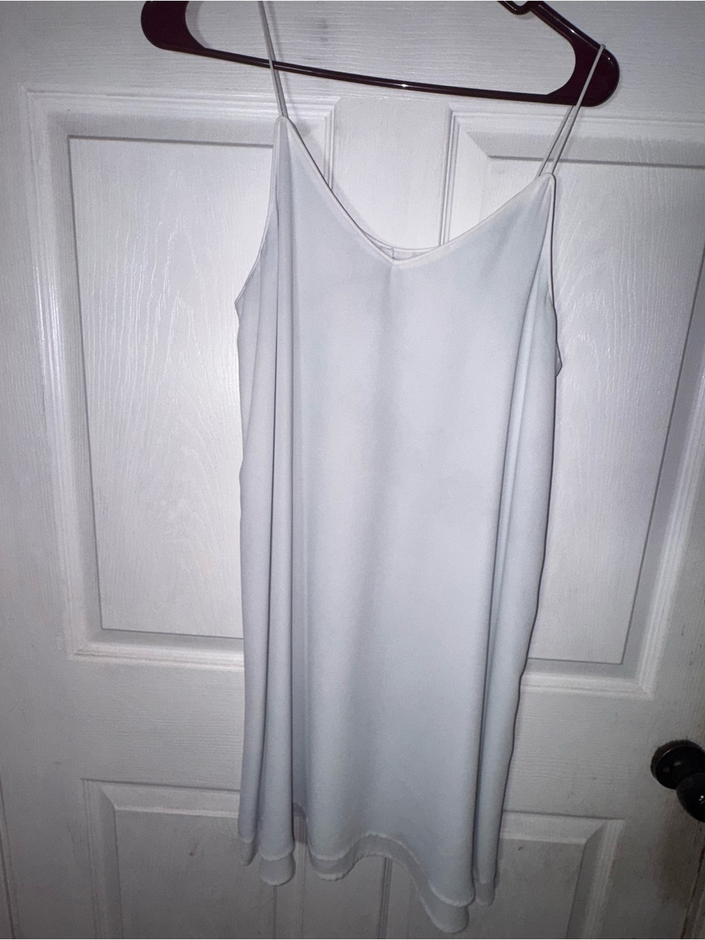 Alya Strapless White Slip Dress